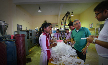 Value Addition from E-Waste Plastic